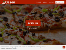 Tablet Screenshot of oasen-pizza.dk